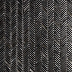 Divine Alula Gunmetal 10 In. X 12 In. Glazed Ceramic Mosaic Tile (0.85 Sq. Ft.)