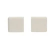 American Olean Starting Line Biscuit Gloss Ceramic Bullnose Tile, 2-in X 2-in.