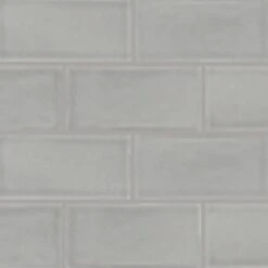 MSI Morning Fog 3 In. X 6 In. Handcrafted Glossy Ceramic Gray Subway Tile (1 Sq. Ft. / Case)