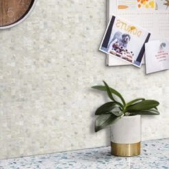 Bond Tile Easy Luxe Mother Of Pearl Square 11.81 In. X 11.81 In. Peel And Stick Tile (0.96 Sq. Ft. / Sheet) 10 Bond Tile Easy Luxe Mother Of Pearl Square 11.81 In. X 11.81 In. Peel And Stick Tile (0.96 Sq. Ft. / Sheet) -Best Flooring Store c64ad1a8 fbdb 4609 baf9 915378c68204.33fe15144e2fcbc4963167ace75ad064 1800x1800