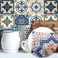 Goory 10 Pcs Moroccan Style Tile Sticker Backsplash Peel & Stick Kitchen Tile Decal, 8x8 Inches. 11 Goory 10 Pcs Moroccan Style Tile Sticker Backsplash Peel & Stick Kitchen Tile Decal, 8x8 Inches. -Best Flooring Store c6565fef 0bd3 4ab4 a55d 46387309f89d.98038e86e77b2c47e5c8958e56f652e6 1800x1800
