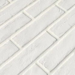 MSI Capella White Brick 2-1/3 In. X 10 In. Matte Porcelain Floor And Wall Tile (5.17 Sq. Ft. / Case)