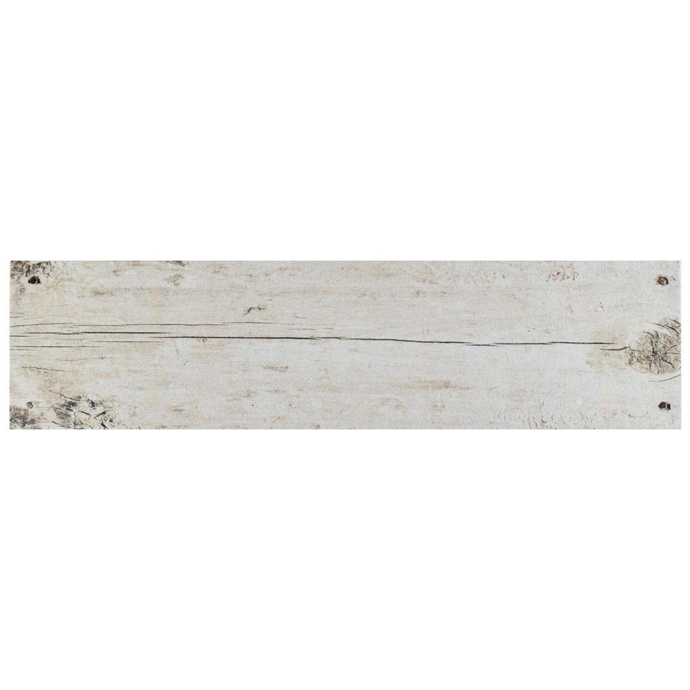Merola Tile Cottage White 5-7/8 In. X 23-5/8 In. Ceramic Floor And Wall Tile (12.2 Sq. Ft. / Case) 4 Merola Tile Cottage White 5-7/8 In. X 23-5/8 In. Ceramic Floor And Wall Tile (12.2 Sq. Ft. / Case) - Image 4