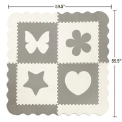 Sorbus Puzzle Mat Interlocking Floor Kids Play Carpet Tiles - Baby Foam Puzzle, Extra Thick Non-Toxic Crawling Mat For Tummy Time, Great For Children Playroom (4 Tiles) -Best Flooring Store cd073800 d3ba 4b64 960a d55e6a162d00 1.e0f5e670e2a527fe20f5aa8ebc95cf58 1800x1800