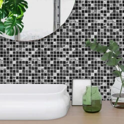 UKAP 10Pcs Mosaic Pattern Waterproof Wall Tile Stickers Peel And Stick Tile Kitchen Backsplash Wallpaper Sticker 15x15cm/20x20cm -Best Flooring Store cdd489d5 eae1 44fc af3e 0c4698f03291 1.b97abd81203010edbaa45c8a10d7db1c 1800x1800