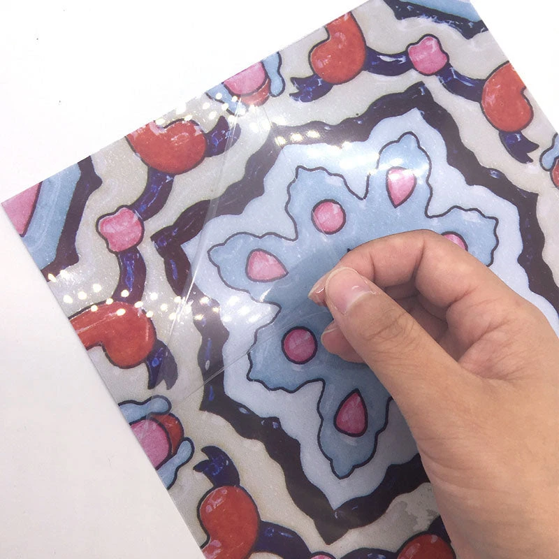 Goory 10PCS Mosaic Wall Sticker Self-adhesive Tile Sticker Kitchen/Bathroom Decorative 4 Goory 10PCS Mosaic Wall Sticker Self-adhesive Tile Sticker Kitchen/Bathroom Decorative - Image 4