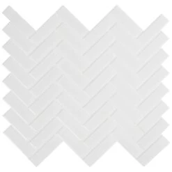 MSI Retro Bianco Herringbone 12.2 In. X 10.83 In. X 6mm Glossy Porcelain Mesh-Mounted Mosaic Tile (13.8 Sq. Ft. / Case) 8 MSI Retro Bianco Herringbone 12.2 In. X 10.83 In. X 6mm Glossy Porcelain Mesh-Mounted Mosaic Tile (13.8 Sq. Ft. / Case) -Best Flooring Store d00adc0607a2e281285570c19327af13 1800x1800