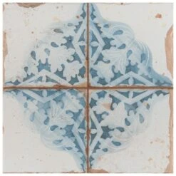 Merola Tile Artisan Azul Decor 13 In. X 13 In. Ceramic Floor And Wall Tile (12.2 Sq. Ft. / Case) 27 Merola Tile Artisan Azul Decor 13 In. X 13 In. Ceramic Floor And Wall Tile (12.2 Sq. Ft. / Case) -Best Flooring Store d0fec2486e700d3de3fca7e20b083f3a 1800x1800