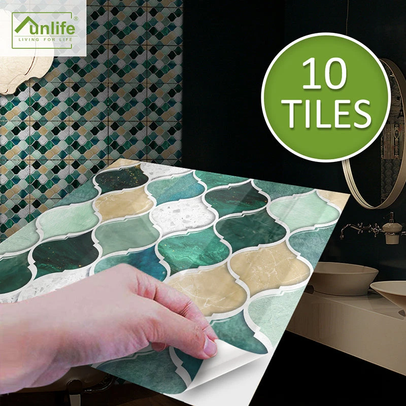 Goory Moroccan Style Self-adhesive Tile Wall Floor Sticker Bathroom Kitchen Decor 1 Goory Moroccan Style Self-adhesive Tile Wall Floor Sticker Bathroom Kitchen Decor