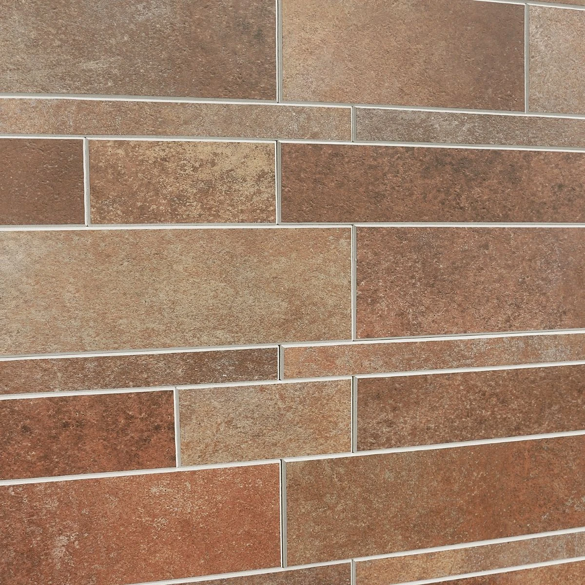 Bond Tile Easy Luxe Railroad Terra 11.81 In. X 11.81 In. SPC Peel And Stick Tile (0.96 Sq. Ft. / Sheet) 3 Bond Tile Easy Luxe Railroad Terra 11.81 In. X 11.81 In. SPC Peel And Stick Tile (0.96 Sq. Ft. / Sheet) - Image 3