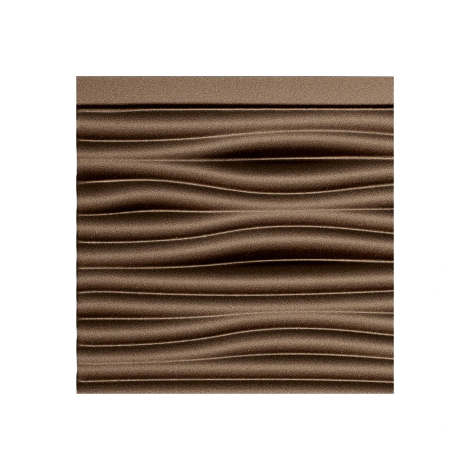Fasade Easy Installation Waves Argent Bronze Backsplash Panel For Kitchen And Bathrooms (6" X 6" Sample) 1 Fasade Easy Installation Waves Argent Bronze Backsplash Panel For Kitchen And Bathrooms (6" X 6" Sample)