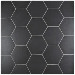 Merola Tile Hexatile Matte Nero 7 In. X 8 In. Porcelain Floor And Wall Tile (7.67 Sq. Ft./case) -Best Flooring Store e06d0df999312c3a4156f9fa2bdbba71 1800x1800