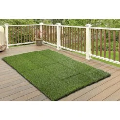 TrafficMaster 1 Ft. X 1 Ft. Artificial Grass Interlocking Tiles (9-Pack) 17 TrafficMaster 1 Ft. X 1 Ft. Artificial Grass Interlocking Tiles (9-Pack) -Best Flooring Store e156681746cae21f076d3cf9262b4e3f 1800x1800