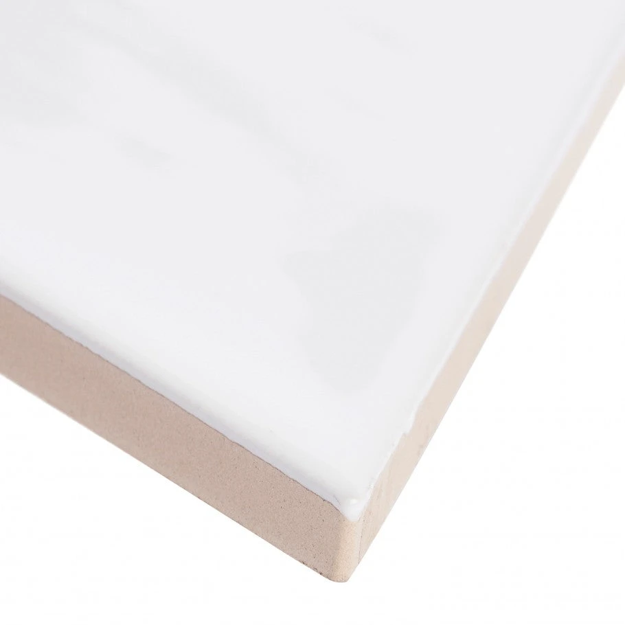 Bond Tile Thames Triangle White 5 In. X 4 In. Glazed Ceramic Wall Tile (30 Pieces 2.47 Sq. Ft. / Box) 6 Bond Tile Thames Triangle White 5 In. X 4 In. Glazed Ceramic Wall Tile (30 Pieces 2.47 Sq. Ft. / Box) - Image 6