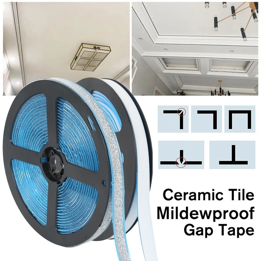 1 Roll Ceramic Tile Mildewproof Gap Tape Kitchen Ceramic Self Dhesive Waterproof Tape Home Supplies 4 1 Roll Ceramic Tile Mildewproof Gap Tape Kitchen Ceramic Self Dhesive Waterproof Tape Home Supplies - Image 4