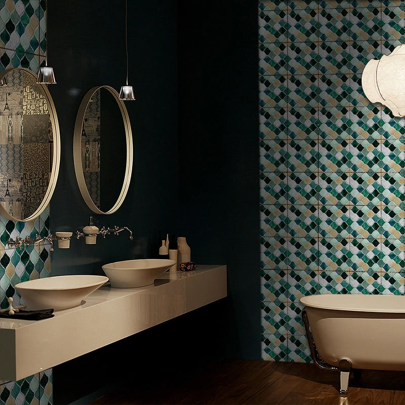 Goory Moroccan Style Self-adhesive Tile Wall Floor Sticker Bathroom Kitchen Decor 9 Goory Moroccan Style Self-adhesive Tile Wall Floor Sticker Bathroom Kitchen Decor - Image 9