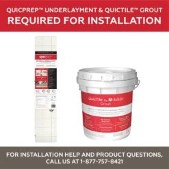 Daltile QuicTile 12 In. X 24 In. Cliff Stone Matte Color Body Porcelain Locking Floor Tile (9.6 Sq. Ft. / Case) 22 Daltile QuicTile 12 In. X 24 In. Cliff Stone Matte Color Body Porcelain Locking Floor Tile (9.6 Sq. Ft. / Case) -Best Flooring Store ecd2f70afb7f5512e9c8704c57f69d72 9968411d c810 4545 a051 ee880d2eb84c 1800x1800