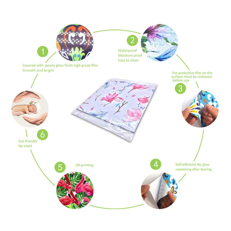 Goory 10PCS Mosaic Wall Sticker Self-adhesive Tile Sticker Kitchen/Bathroom Decorative 3 Goory 10PCS Mosaic Wall Sticker Self-adhesive Tile Sticker Kitchen/Bathroom Decorative - Image 3