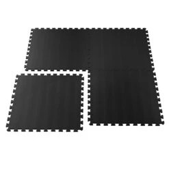 Stalwart Ultimate Comfort 24 In. X 24 In. Black Foam Garage Flooring (4-Pack)