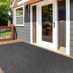 Heavy-Duty Ribbed Indoor/Outdoor Carpet With Rubber Marine Backing - Charcoal Black 6' X 10' - Several Sizes Available - Carpet Flooring For Patio, Porch, Deck, Boat, Basement Or Garage 17 Heavy-Duty Ribbed Indoor/Outdoor Carpet With Rubber Marine Backing - Charcoal Black 6' X 10' - Several Sizes Available - Carpet Flooring For Patio, Porch, Deck, Boat, Basement Or Garage -Best Flooring Store f454e289 a0a9 4458 a656 89bb17d83a86 1.123ed6498524d86661bcda440b833346 1800x1800