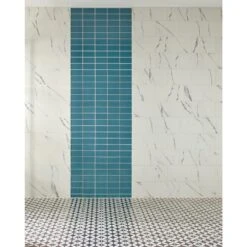 Jeffrey Court Caribbean Water Blue 3 In. X 6 In. Glossy Glass Wall Tile (1 Sq. Ft. / Pack) -Best Flooring Store f7aff0998b71b36e10d5802ad93f06a3 1800x1800