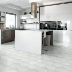 Merola Tile Textile Hex White 8-5/8 In. X 9-7/8 In. Porcelain Floor And Wall Tile (11.56 Sq. Ft. / Case) 31 Merola Tile Textile Hex White 8-5/8 In. X 9-7/8 In. Porcelain Floor And Wall Tile (11.56 Sq. Ft. / Case) -Best Flooring Store fa3a58c5f2526ac3ef70b935b4d3776d 1800x1800