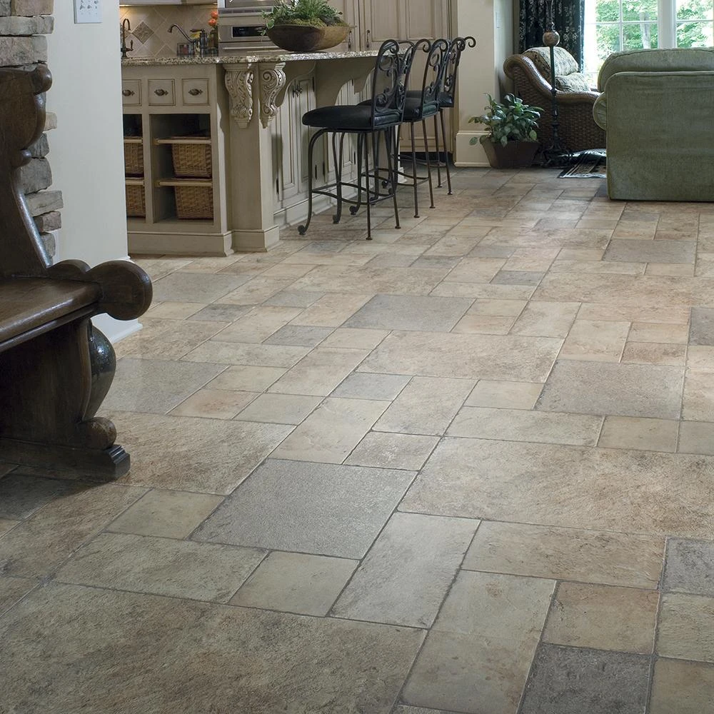 Innovations Tuscan Stone Sand 8 Mm Thick X 15-1/2 In. Wide X 46-2/5 In. Length Click Lock Laminate Flooring (20.02 Sq. Ft. / Case) 2 Innovations Tuscan Stone Sand 8 Mm Thick X 15-1/2 In. Wide X 46-2/5 In. Length Click Lock Laminate Flooring (20.02 Sq. Ft. / Case) - Image 2