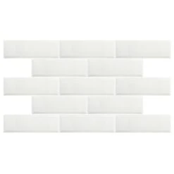 Merola Tile Santorini Loft Blanco 4 In. X 11-7/8 In. Ceramic Subway Wall Tile (12.17 Sq. Ft. / Case)